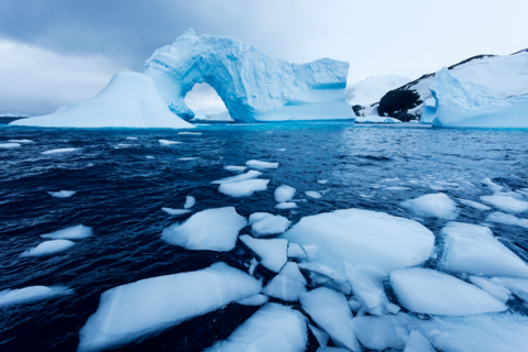 Melting ice